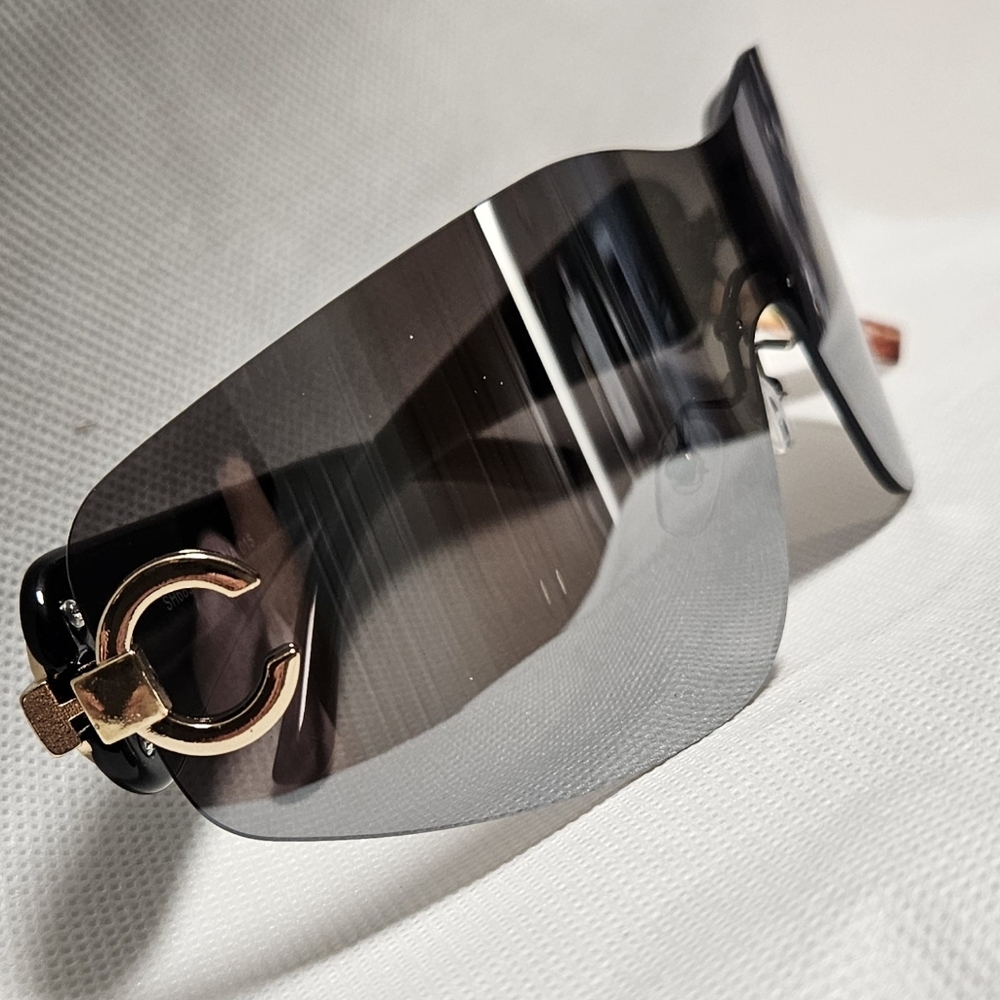 Designer Look Shield Diva Sunglasses New - Picture 4 of 4